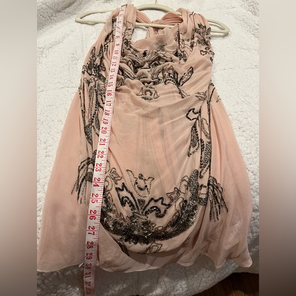 All Saints 100% silk sequined tank top - Picture 6 of 6